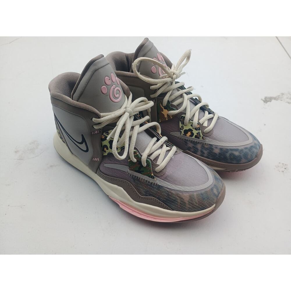 Nike Men's Gray Pink Camo Athletic Shoes